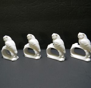 Vintage Owl Napkin Holder Ardalt Japan Set of 4